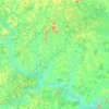 Mapa topográfico Itamira, altitude, relevo