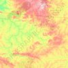 Mapa topográfico Peixoto de Azevedo, altitude, relevo