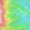 Mapa topográfico Nocario, altitude, relevo