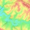 Mapa topográfico Éparcy, altitude, relevo