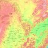 Mapa topográfico Heilongjiang, altitude, relevo