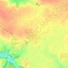 Mapa topográfico Dompierre-Becquincourt, altitude, relevo