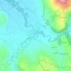 Mapa topográfico Saint-Rémy-de-Chargnat, altitude, relevo