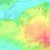 Mapa topográfico La Chapelle-Montmartin, altitude, relevo