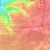 Mapa topográfico 77600, altitude, relevo