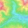 Mapa topográfico Giaglione, altitude, relevo