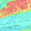 Mapa topográfico Noizay, altitude, relevo