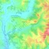 Mapa topográfico Végennes, altitude, relevo