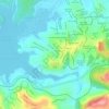 Mapa topográfico Quintas da Jangada 2ª Seção, altitude, relevo