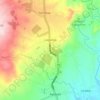 Mapa topográfico Laguitas, altitude, relevo