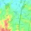 Mapa topográfico Dœuil-sur-le-Mignon, altitude, relevo