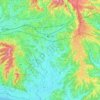 Mapa topográfico 菊川市, altitude, relevo