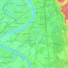 Mapa topográfico Duisburg-Süd, altitude, relevo