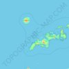 Mapa topográfico Kepulauan Togean National Park, altitude, relevo