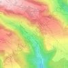 Mapa topográfico Schmitzingen, altitude, relevo