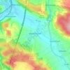 Mapa topográfico Opperhausen, altitude, relevo
