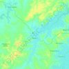 Mapa topográfico Pinheiro, altitude, relevo
