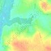 Mapa topográfico Mesnil-Bruntel, altitude, relevo