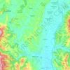 Mapa topográfico Marsciano, altitude, relevo