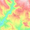 Mapa topográfico Curopos, altitude, relevo