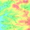 Mapa topográfico Broadwoodkelly, altitude, relevo