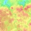Mapa topográfico Le Tronchet, altitude, relevo