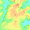 Mapa topográfico Nangeville, altitude, relevo