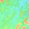 Mapa topográfico Itapé, altitude, relevo