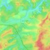 Mapa topográfico Mittersheim, altitude, relevo