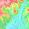 Mapa topográfico Espère, altitude, relevo