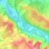 Mapa topográfico Flavigny-sur-Moselle, altitude, relevo