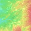 Mapa topográfico Nançay, altitude, relevo