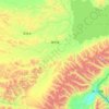 Mapa topográfico 德庆镇, altitude, relevo