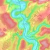 Mapa topográfico Saint-Moré, altitude, relevo