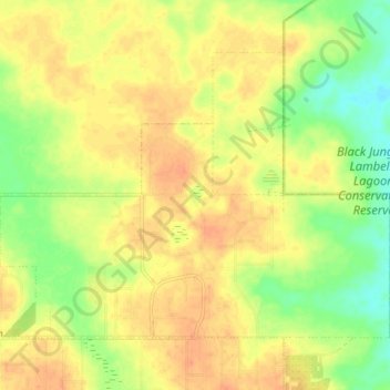 Mapa topográfico Herbert, altitude, relevo