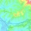 Mapa topográfico Salento, altitude, relevo