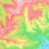Mapa topográfico Torrente Liro - Fiume Liro, altitude, relevo