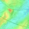 Mapa topográfico Fouquereuil, altitude, relevo