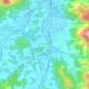 Mapa topográfico Rio Cerro I, altitude, relevo