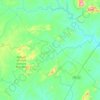 Mapa topográfico Jutaí, altitude, relevo