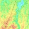 Mapa topográfico Pondok Jaya, altitude, relevo