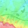 Mapa topográfico Hersin-Coupigny, altitude, relevo