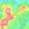 Mapa topográfico Santa-Reparata-di-Balagna, altitude, relevo