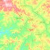 Mapa topográfico Caturaí, altitude, relevo