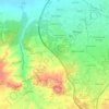 Mapa topográfico Las Gabias, altitude, relevo