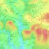 Mapa topográfico Gourgeon, altitude, relevo