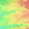Mapa topográfico Esquéhéries, altitude, relevo