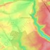 Mapa topográfico Lommerange, altitude, relevo