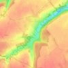 Mapa topográfico Élencourt, altitude, relevo