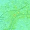 Mapa topográfico Tiel, altitude, relevo
